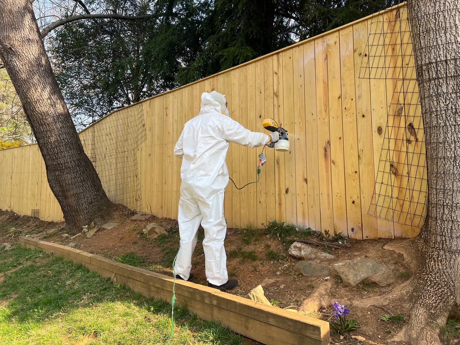 Fence Staining