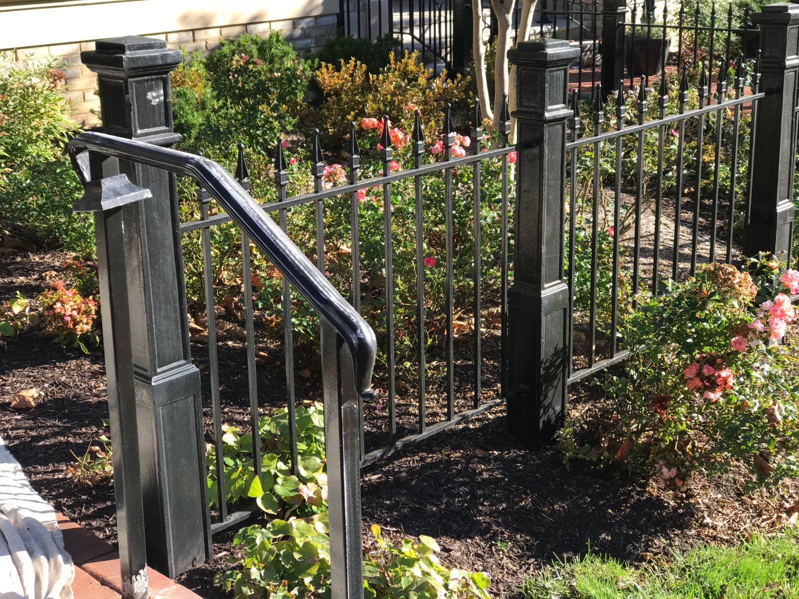 Ornamental Metal Fence Install